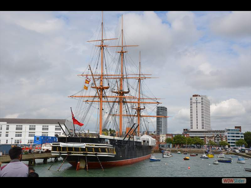 HMS Warrior in Portmouth